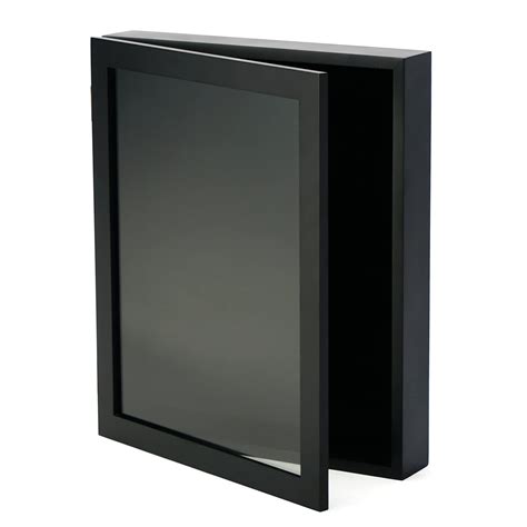 metal frame box showcase|Metal Frame Shadow Boxes :: Display Cases :: Allen Display.